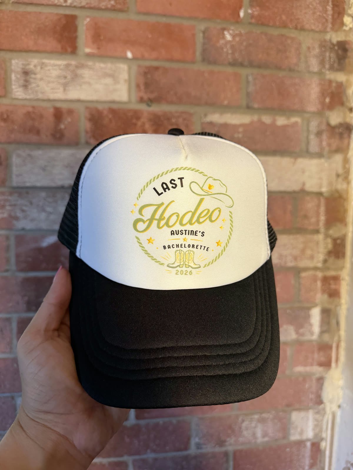 Last Hodeo custom printed trucker cap