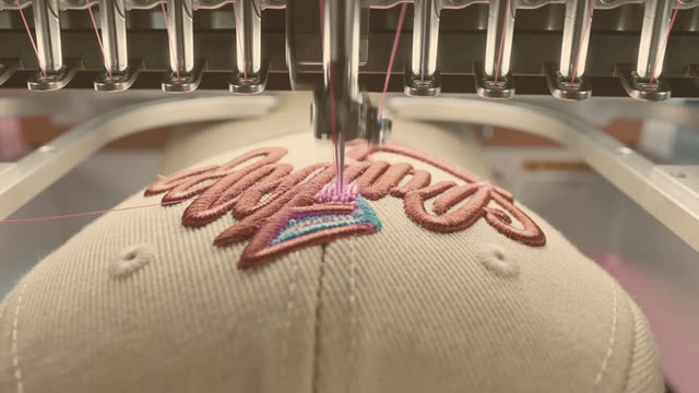 Placeholder image: finished raised embroidery, close up